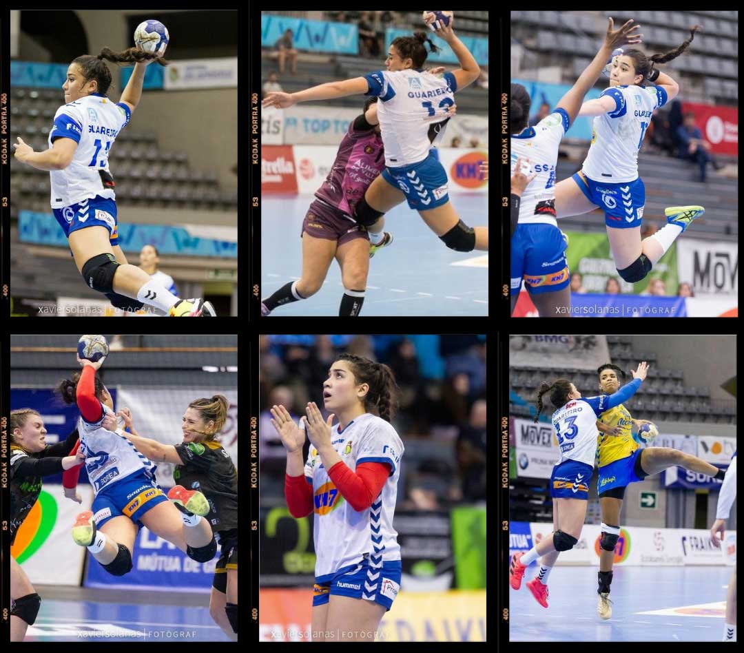 Giulia em jogos pelo time espanhol Kh-7 Granollers Giulia em jogos pelo time espanhol Kh-7 Granollers