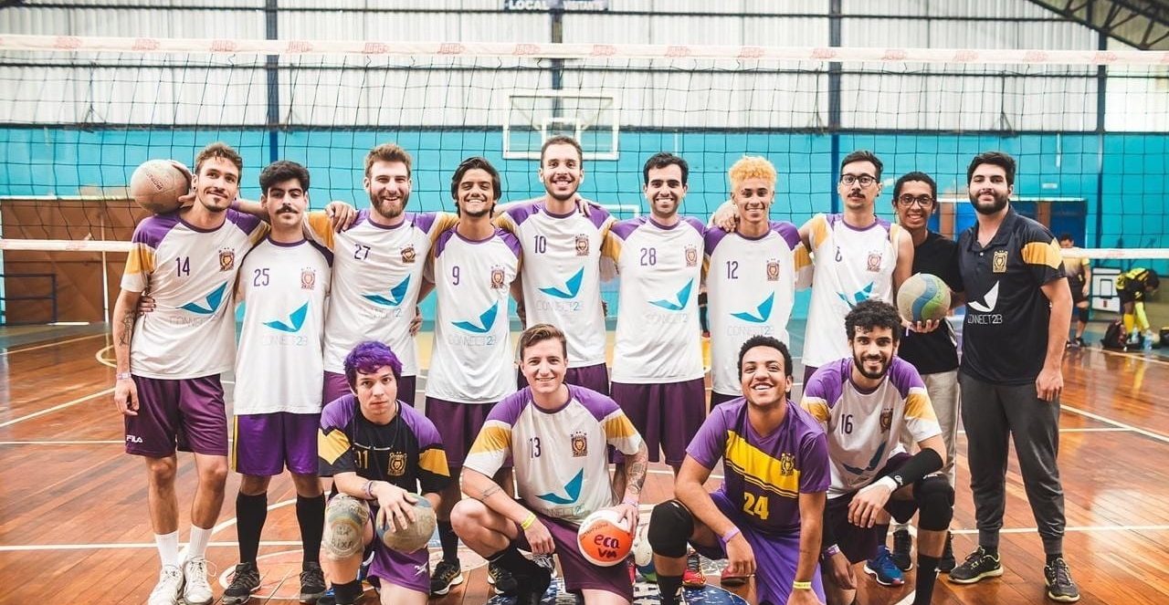 Time de vôlei masculino da ECA