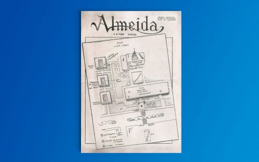 Edição especial do jornal Almeida para os calouros de 1980