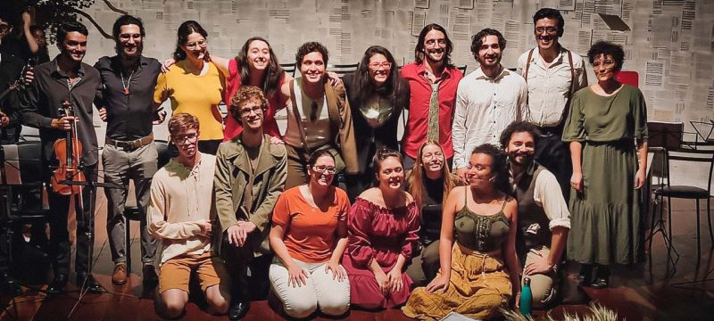 Alunos de Música da ECA e de outras instituições e artistas convidados se reuniram na USP durante três semanas para ensaiar a ópera