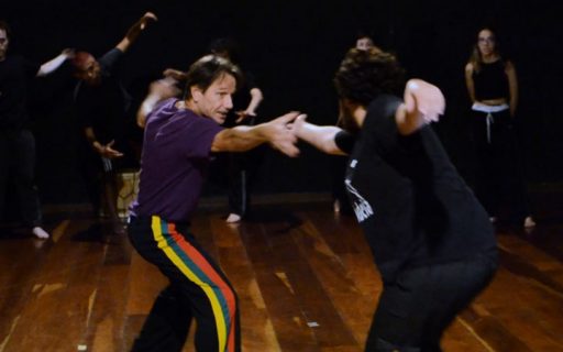 Aula de Artes Cênicas com o professor convidado Mark Duncan