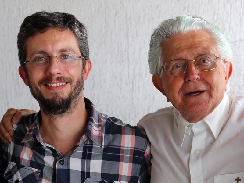 Camilo Vannuchi e Dom Angélico, em 2022 Camilo Vannuchi e Dom Angélico, em 2022