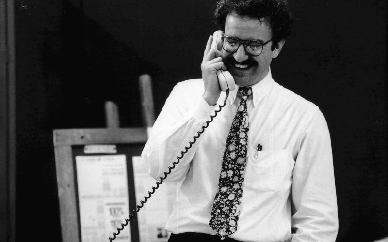 CarlosEduardoLinsSilva_Fabio-M-Salles_FolhaPress-capa Carlos Eduardo em 1989, na Folha, época em que dividia sua atuação no jornal com aulas na ECA (foto: Fabio M. Salles/Folhapress)