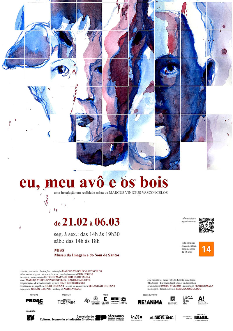 Cartaz “Eu, meu avô e os bois”