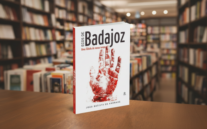 Capa Ecos de Badajoz “Ecos de Badajoz, uma fábula de nosso tempo”, novo livro do escritor e cineasta João Batista de Andrade