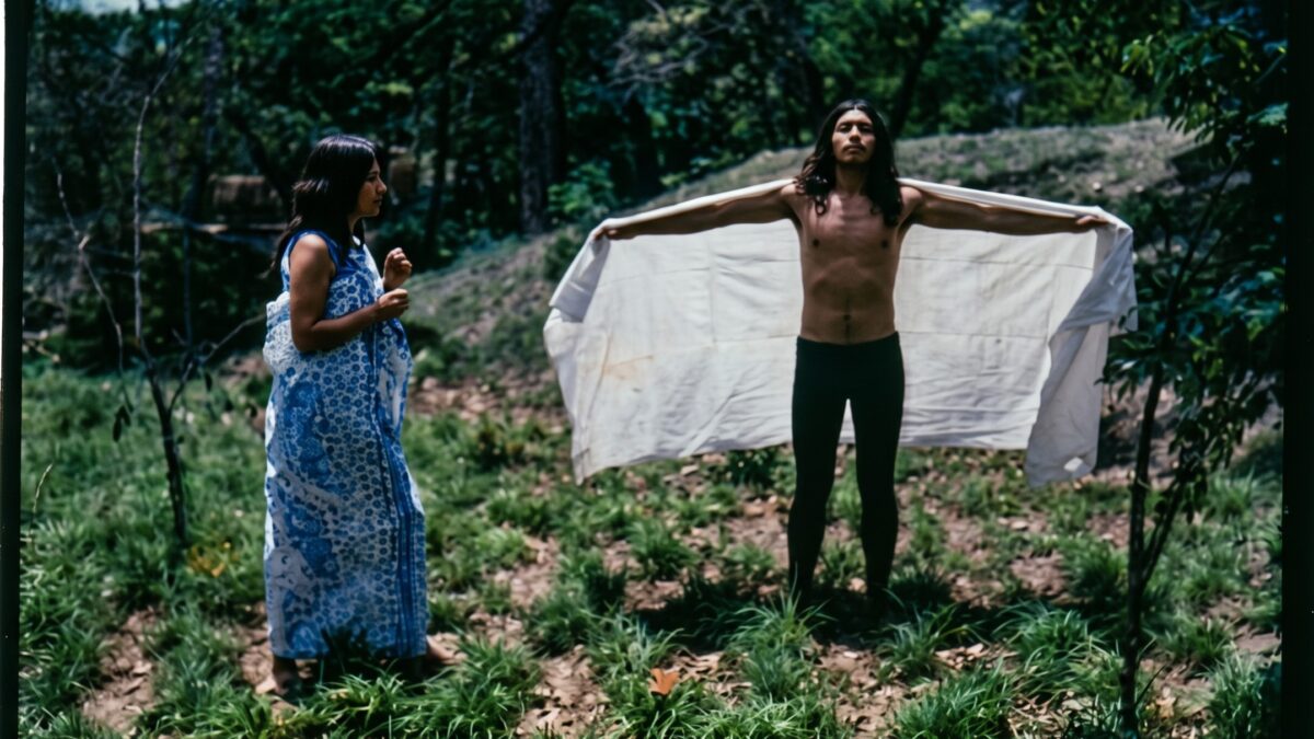 Cena de "Prometeu Acorrentado", trabalho realizado para a disciplina História da Comunicação, do professor Virgílio Noya Pinto